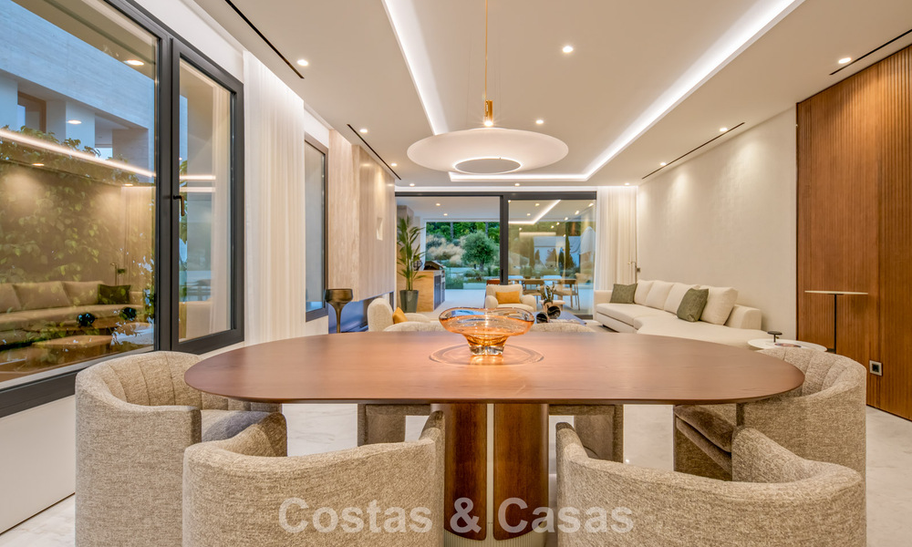 Exclusive duplex apartment with Fendi interior in five star complex for sale on Marbella’s Golden Mile 802293