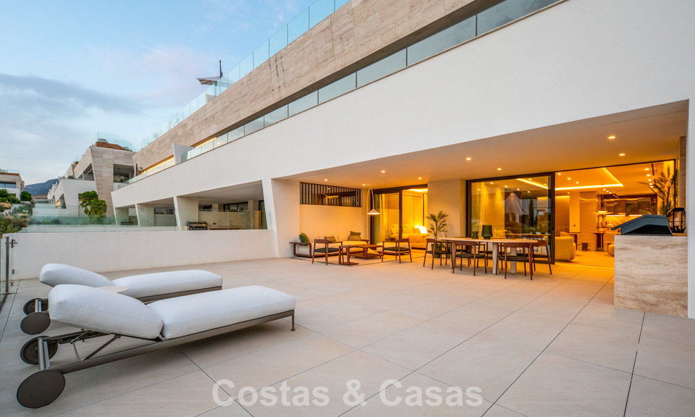 Exclusive duplex apartment with Fendi interior in five star complex for sale on Marbella’s Golden Mile 802295