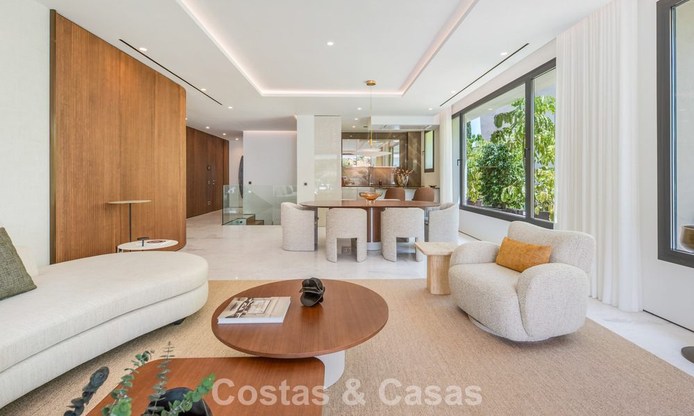 Exclusive duplex apartment with Fendi interior in five star complex for sale on Marbella’s Golden Mile 802298