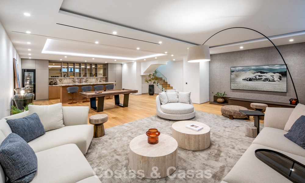 Exclusive duplex apartment with Fendi interior in five star complex for sale on Marbella’s Golden Mile 802307