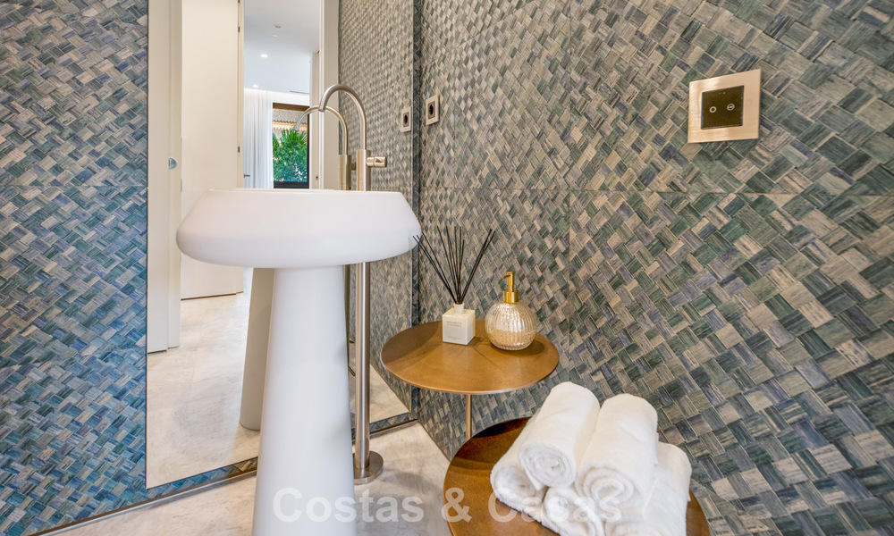 Exclusive duplex apartment with Fendi interior in five star complex for sale on Marbella’s Golden Mile 802308