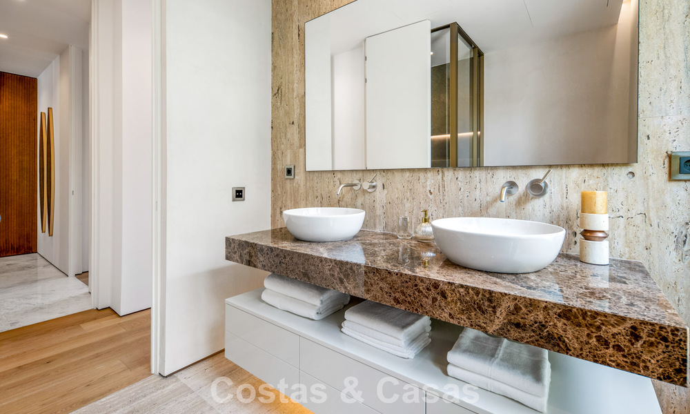 Exclusive duplex apartment with Fendi interior in five star complex for sale on Marbella’s Golden Mile 802309