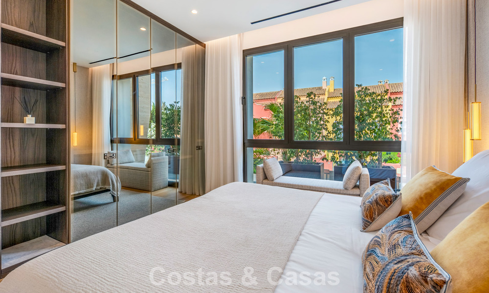 Exclusive duplex apartment with Fendi interior in five star complex for sale on Marbella’s Golden Mile 802311