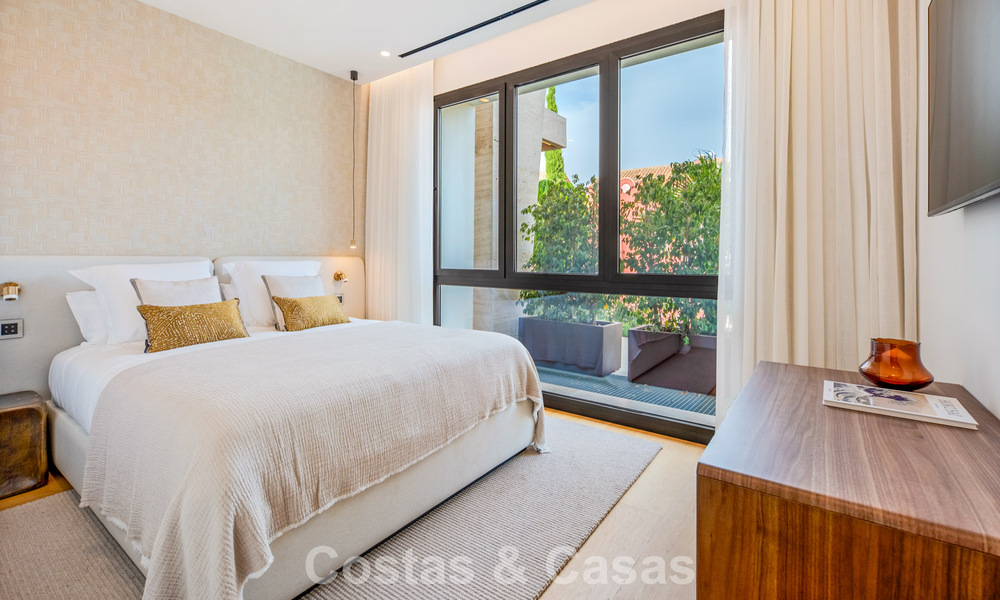 Exclusive duplex apartment with Fendi interior in five star complex for sale on Marbella’s Golden Mile 802312