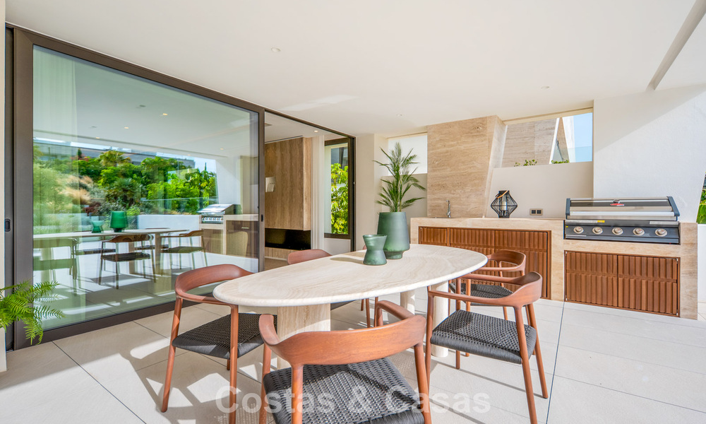 Exclusive duplex apartment with Fendi interior in five star complex for sale on Marbella’s Golden Mile 802318