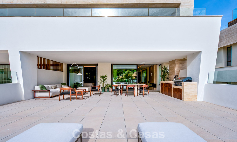 Exclusive duplex apartment with Fendi interior in five star complex for sale on Marbella’s Golden Mile 802319