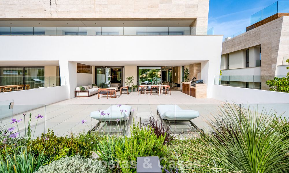 Exclusive duplex apartment with Fendi interior in five star complex for sale on Marbella’s Golden Mile 802320