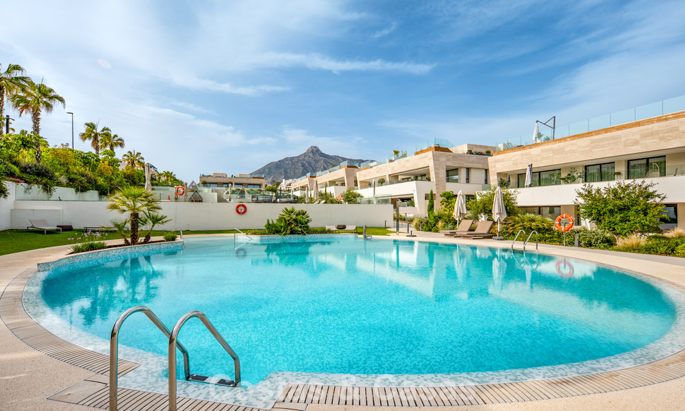 Exclusive duplex apartment with Fendi interior in five star complex for sale on Marbella’s Golden Mile 802322