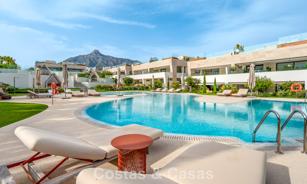Exclusive duplex apartment with Fendi interior in five star complex for sale on Marbella’s Golden Mile 802323