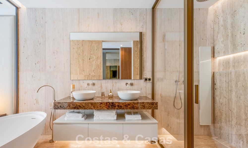 Exclusive duplex apartment with Fendi interior in five star complex for sale on Marbella’s Golden Mile 802330