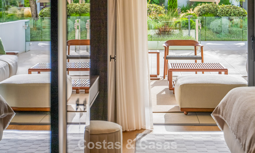Exclusive duplex apartment with Fendi interior in five star complex for sale on Marbella’s Golden Mile 802339
