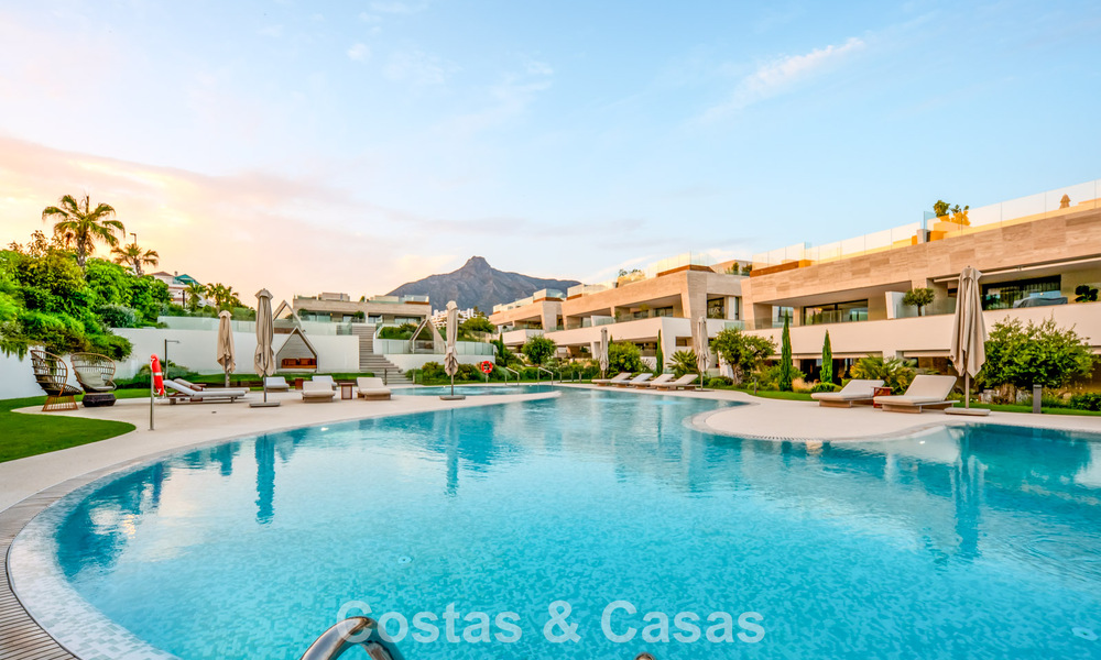 Exclusive duplex apartment with Fendi interior in five star complex for sale on Marbella’s Golden Mile 802343