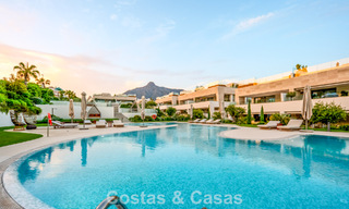 Exclusive duplex apartment with Fendi interior in five star complex for sale on Marbella’s Golden Mile 802343 