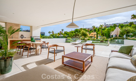 Exclusive duplex apartment with Fendi interior in five star complex for sale on Marbella’s Golden Mile 802381
