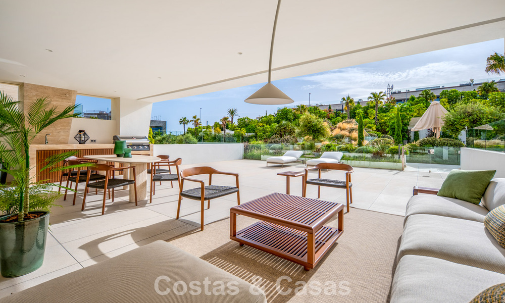 Exclusive duplex apartment with Fendi interior in five star complex for sale on Marbella’s Golden Mile 802381