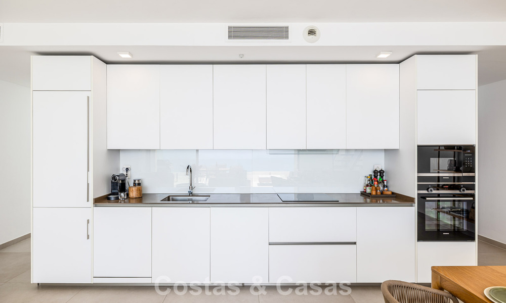 Bright and modern duplex penthouse with frontal open sea views for sale in Benalmádena, Costa del Sol 802172