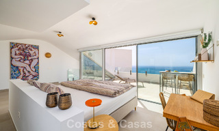Bright and modern duplex penthouse with frontal open sea views for sale in Benalmádena, Costa del Sol 802177 