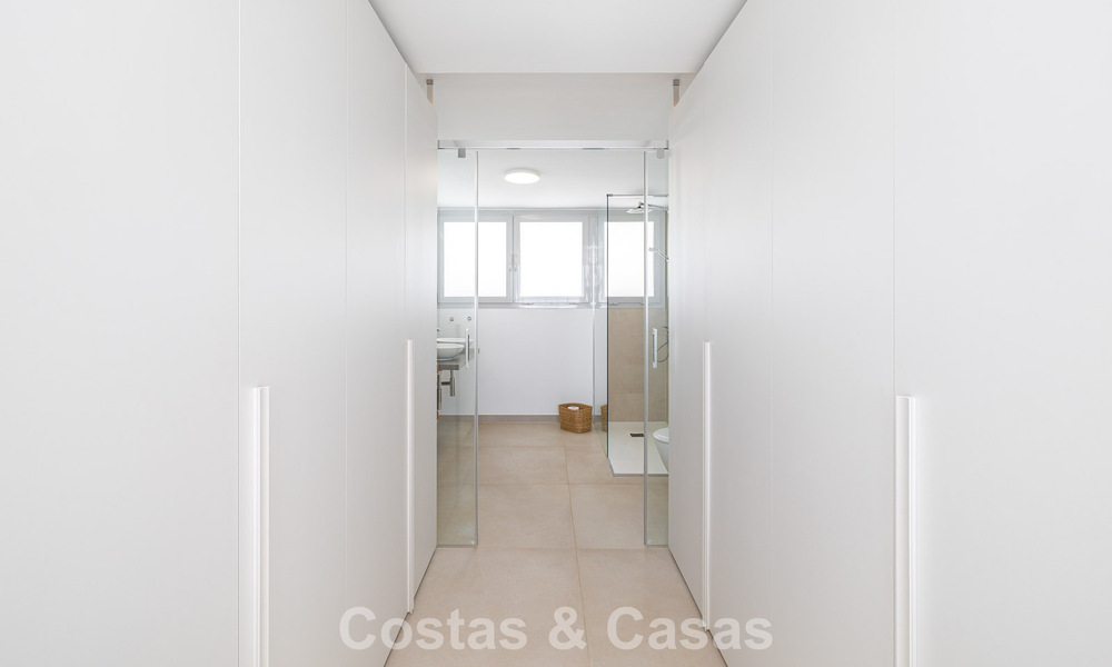 Bright and modern duplex penthouse with frontal open sea views for sale in Benalmádena, Costa del Sol 802181