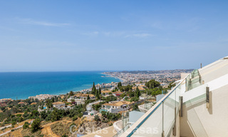 Bright and modern duplex penthouse with frontal open sea views for sale in Benalmádena, Costa del Sol 802187 