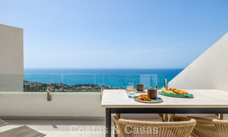 Bright and modern duplex penthouse with frontal open sea views for sale in Benalmádena, Costa del Sol 802189 