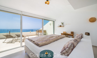 Bright and modern duplex penthouse with frontal open sea views for sale in Benalmádena, Costa del Sol 802191 