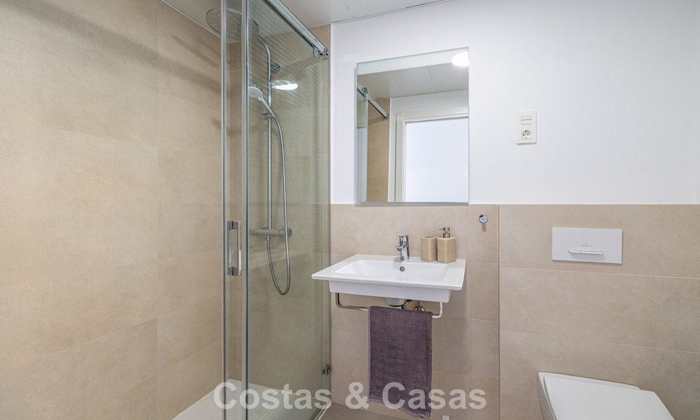 Bright and modern duplex penthouse with frontal open sea views for sale in Benalmádena, Costa del Sol 802192