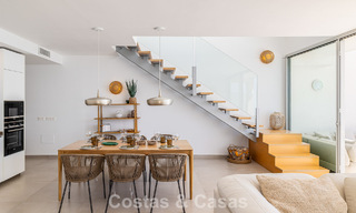 Bright and modern duplex penthouse with frontal open sea views for sale in Benalmádena, Costa del Sol 802199 