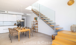 Bright and modern duplex penthouse with frontal open sea views for sale in Benalmádena, Costa del Sol 802201 