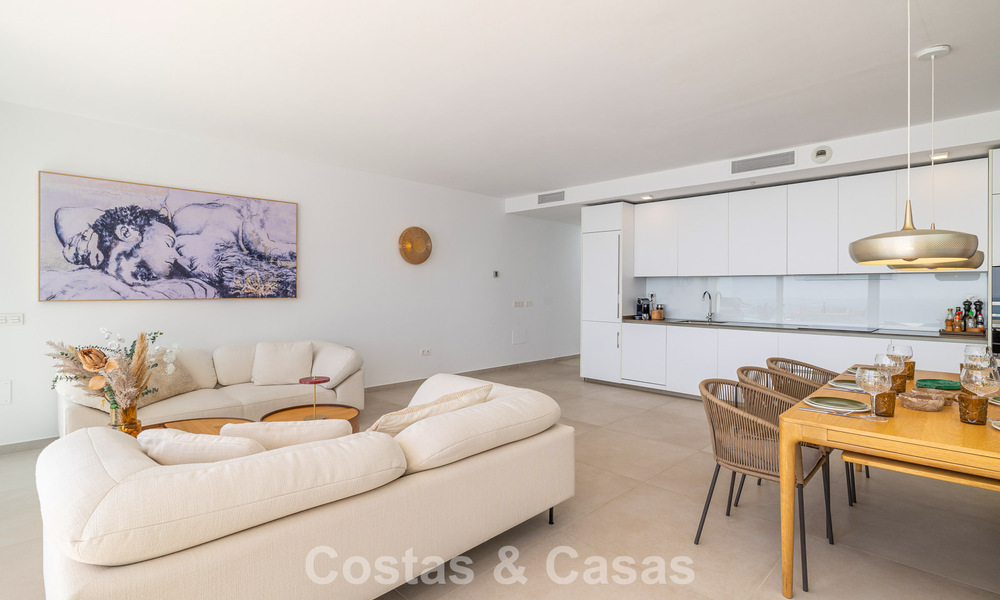 Bright and modern duplex penthouse with frontal open sea views for sale in Benalmádena, Costa del Sol 802202