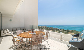 Bright and modern duplex penthouse with frontal open sea views for sale in Benalmádena, Costa del Sol 802203 