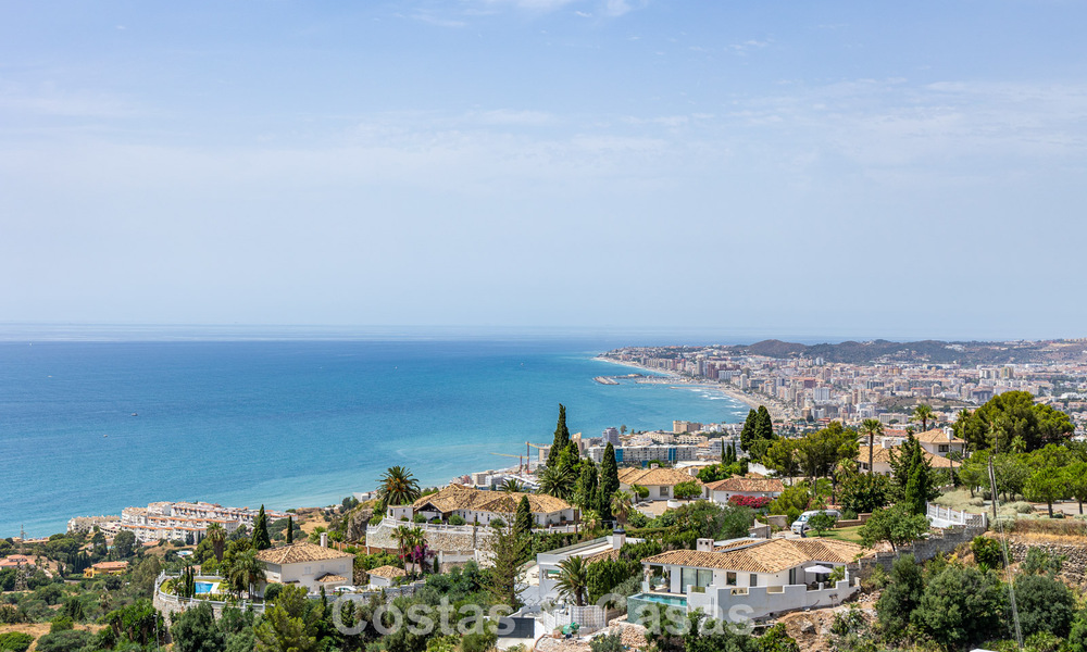 Bright and modern duplex penthouse with frontal open sea views for sale in Benalmádena, Costa del Sol 802208
