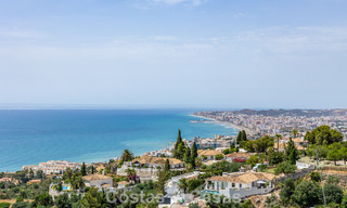 Bright and modern duplex penthouse with frontal open sea views for sale in Benalmádena, Costa del Sol 802208 