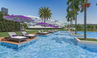 Modern corner apartment in exclusive boutique resort with panoramic sea views close to La Cala de Mijas, Costa del Sol 802147 