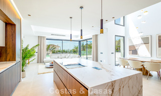 Newly built contemporary luxury villa with sea views for sale in Mijas, Costa del Sol 802149 