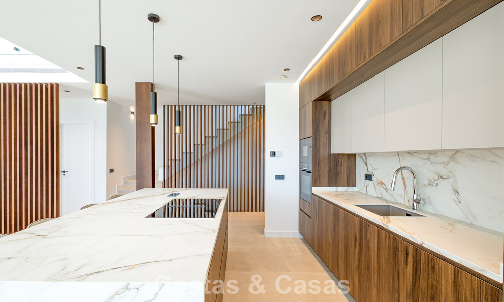 Newly built contemporary luxury villa with sea views for sale in Mijas, Costa del Sol 802152
