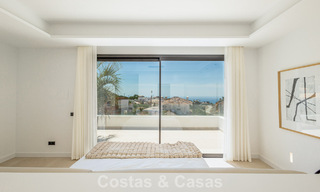 Newly built contemporary luxury villa with sea views for sale in Mijas, Costa del Sol 802159 