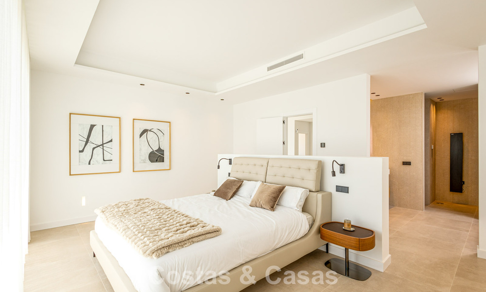 Newly built contemporary luxury villa with sea views for sale in Mijas, Costa del Sol 802160
