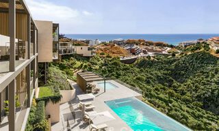 Innovative semi-detached villas with sea views for sale in a sought-after residential area in Fuengirola, Costa del Sol 802626 