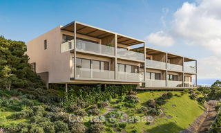 Innovative semi-detached villas with sea views for sale in a sought-after residential area in Fuengirola, Costa del Sol 802627 