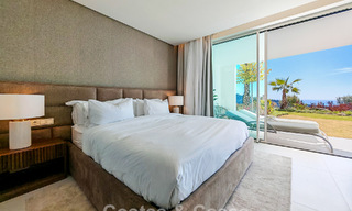 Modern garden apartment with sea views for sale in an exclusive boutique development near Marbella 802604 