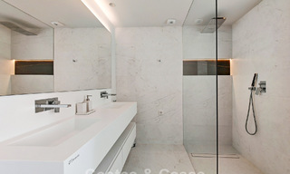 Modern garden apartment with sea views for sale in an exclusive boutique development near Marbella 802606 