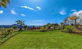 Modern garden apartment with sea views for sale in an exclusive boutique development near Marbella 802612 
