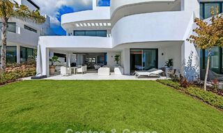 Modern garden apartment with sea views for sale in an exclusive boutique development near Marbella 802620 
