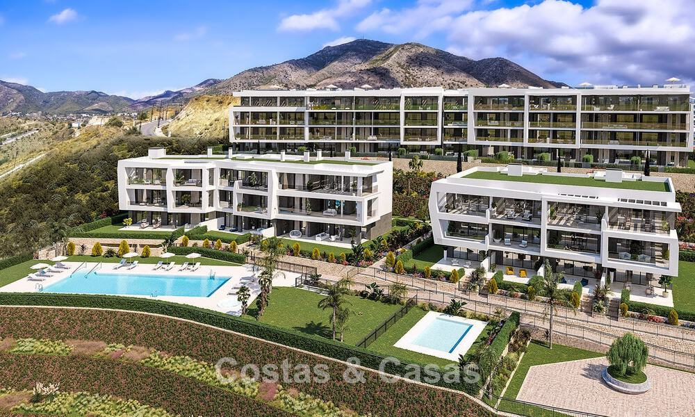 Modern luxury sea-view apartments in El Higuerón, a resort-style development in Fuengirola, Costa del Sol 802675