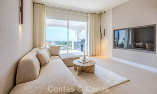 Renovated designer apartment with panoramic sea views for sale in La Quinta, Marbella - Benahavís 802695 