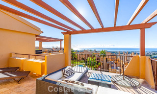 Bright penthouse with panoramic sea views for sale in the Hills of Marbella - Benahavís 802653 