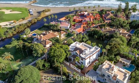 Classic Mediterranean Villa for sale just metres from the beach and golf course on the new golden mile between Marbella and Estepona 802741