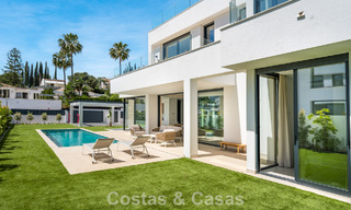 Luxury modern designer villa with swimming pool for sale on the New Golden Mile, Close to San Pedro - Marbella 802796 