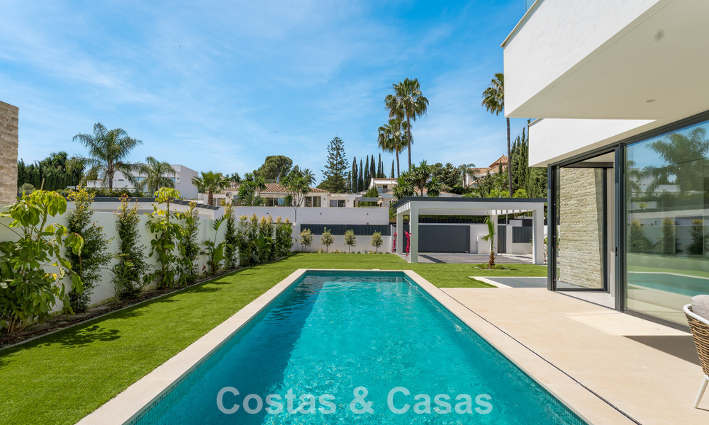 Luxury modern designer villa with swimming pool for sale on the New Golden Mile, Close to San Pedro - Marbella 802797