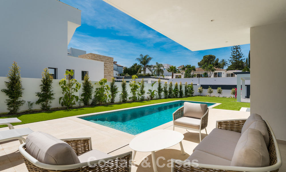 Luxury modern designer villa with swimming pool for sale on the New Golden Mile, Close to San Pedro - Marbella 802799